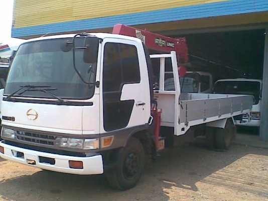 ขายรถเครน ฮีโน่ ติดเครนยูนิค 2.5 ตัน 5 ปลอก รถสภาพสวย พร้อมใช้งานได้ทันที