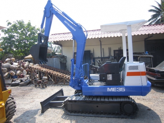 ขาย รถขุดเล็ก MITSUBISHI รุ่น ME35 แทร็กเหล็ก มือสองญี่ปุ่น