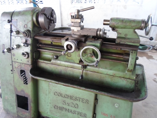 แท่นกลึง 3 ฟุต อังกฤษ  2 เพลา เกียร์บล็อก  40,000