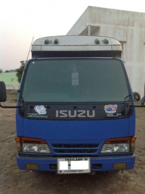 ขายด่วน!! ISUZU NKR 4BE1 110 HP บรรทุก 4 ล้อ ป้ายใหญ่ พร้อมใช้