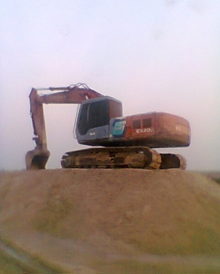 แบคโฮ ฮิตาชิ EX200-3 ไฟฟ้าครบ เอวแน่น รถทำงานอยู่