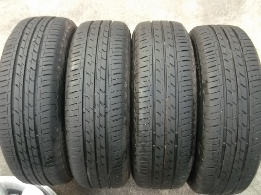 ล้อ14 ใส่4รู100 ได้ทุกรุ่น + ยาง Bridgestone Ecopia 165/65/14 ปี12
