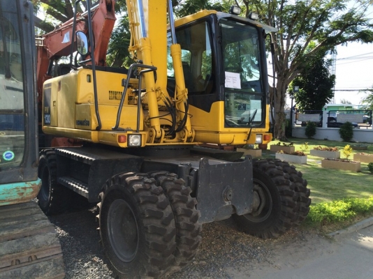 ถึงไทยแล้ว Komatsu PW130-7K ปี 2006 ใช้งานแค่ 5758 ชม. นำเข้าจากยุโรป สภาพดีมาก