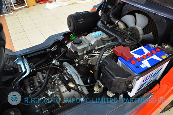 ขายรถโฟล์คลิฟท์มือสอง TOYOTA รุ่น 8FD25-30731 ราคา 530,000 บาท นำเข้าจากประเทศญี่ปุ่น 100\% ไม่เคยใช้งานในไทย