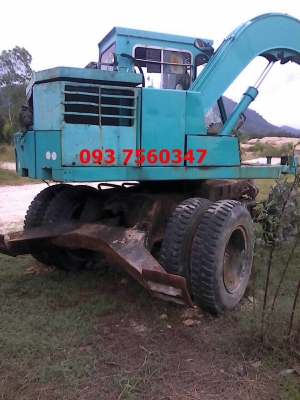 ขายรถแบคโฮล้อยาง 2 เพลา Komatsu pc 60-2 ขายรถแบคโฮล้อยาง 2 เพลา Komatsu pc 60-2