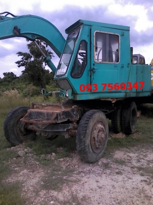 ขายรถแบคโฮล้อยาง 2 เพลา Komatsu pc 60-2 ขายรถแบคโฮล้อยาง 2 เพลา Komatsu pc 60-2