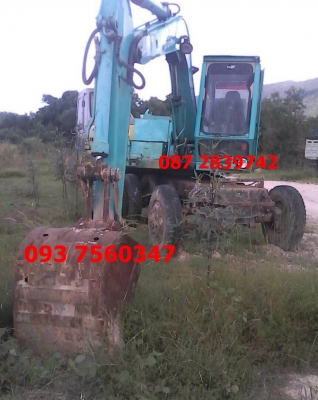 ขายรถแบคโฮล้อยาง 2 เพลา Komatsu pc 60-2