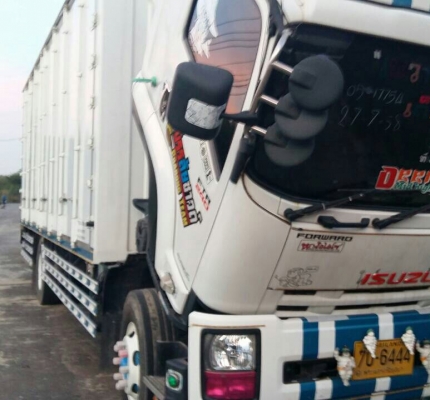 หกล้อ อีซูซุ FTR 240 ปี55 ช่วงยาว8.20ม รุ่นพิเศษ ตู้10บาน สภาพดีสวยพร้อมใช้ ทะเบียนพร้อมโอน