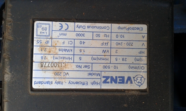 ปั้มน้ำอิตาลี2นิ้ว2แรง ปั้มน้ำอิตาลี2นิ้ว2แรง