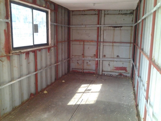 ตู้ คอนเทนเนอร์ สภาพดี ภายในสวย แอร์มี พร้อมใช้งาน