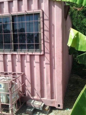 ตู้ คอนเทนเนอร์ สภาพดี ภายในสวย แอร์มี พร้อมใช้งาน