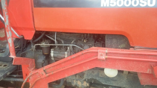 ขายรถไถ KUBOTA M5000 เอกสารเล่มทะเบียน ใบมีดดันหน้า 6 จาน ราคา 280000