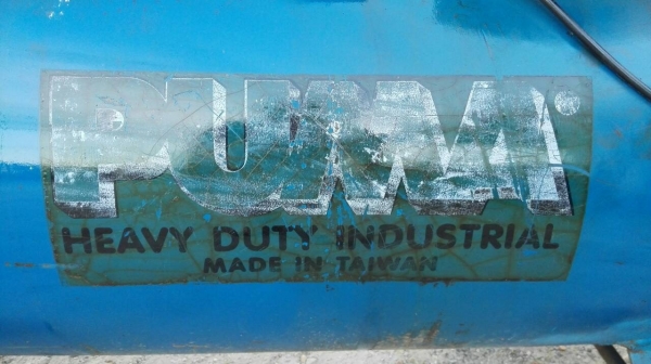 **** Sold **** ปั้มลม PUMA Taiwan 15 HP. 520 Lite. 380V. เสื้อเหล็กหล่อ รุ่นทน สภาพสวยพร้อมใช้