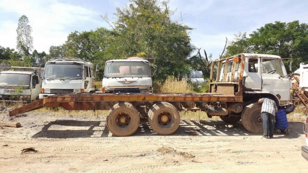 ขายเทนเลอร์ 10 ล้อ 2 เพลา ไม่มีทะเบียน NISSAN เครื่อง PE6-T 260 แรงม้า วางหัว SUMO ช่วงล่างเบรคแห้ง คัสซีดี พาวเวอร์ ราคาต่อรองได้