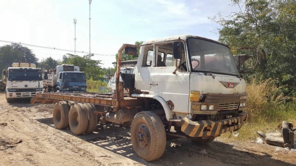 ขายเทนเลอร์ 10 ล้อ 2 เพลา ไม่มีทะเบียน NISSAN เครื่อง PE6-T 260 แรงม้า วางหัว SUMO ช่วงล่างเบรคแห้ง คัสซีดี พาวเวอร์ ราคาต่อรองได้