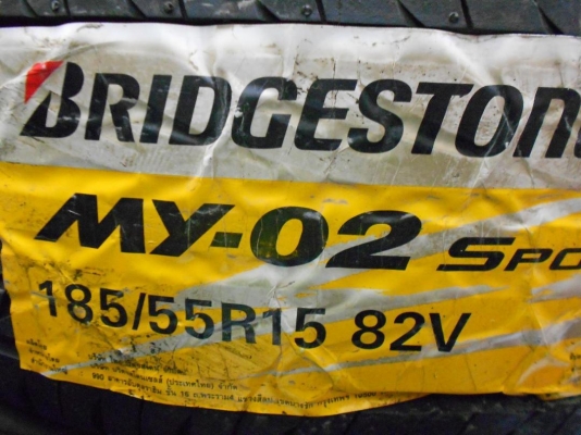 ขายยางใหม่ตกปี Bridgestone my-02  185/55/15 ผลิตปี 2013 เหลือแค่ 2 เส้น ขายถูกๆ 2 เส้น ราคา 3,000 บาท ** ใส่ ถ่วง ฟรีค่ะ ***  ติดต่อ เมย์ 086-5112801 ,บอล 0958764041 หรือทางไลน์ไอดี 0865112801 ค่ะ **** พร้อมบริการ ถอด ถ่วง ใส่ฟรีค่ะ****////จัดส่งได้ทั่วปร
