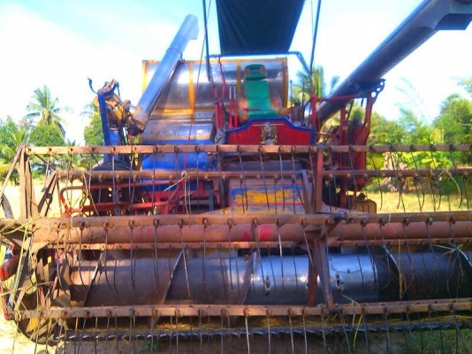 ขายแพ็คคู่ รถเกี่ยวข้าวไทยเจริญเครื่องมิตซู225แรงตัวเดิน12ปั๊ม23 เทรลเลอร์หัวยาว170แรง 10ล้อ1เพลา