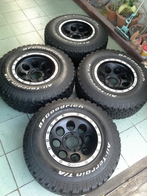 Lenso Max1 + BF All 265/75/16 ปี11 สวยๆ 1ชุด