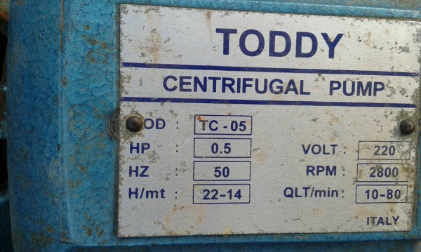 ปั้มน้ำ 1 นิ้วอิตาลี