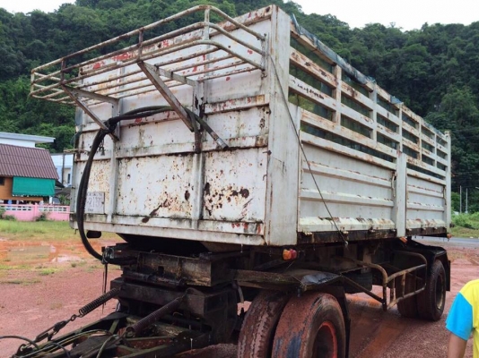 หางลูกพวง 2 คานดั้มของ FT สภาพดี พร้อมใช้ ยาว 6 ม.(บรรทุกข้าวเปลือก)