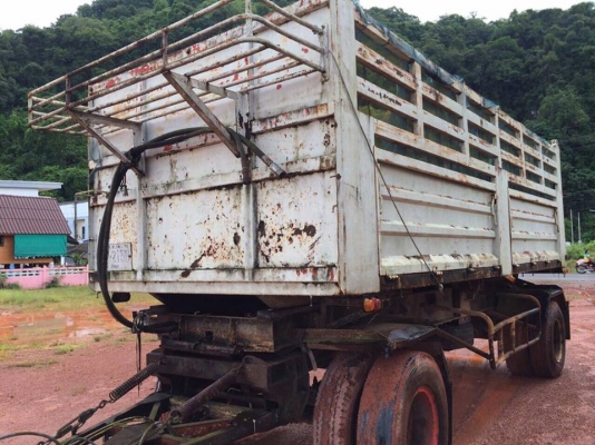 หางลูกพวง 2 คานดั้มของ FT สภาพดี พร้อมใช้ ยาว 6 ม.(บรรทุกข้าวเปลือก)