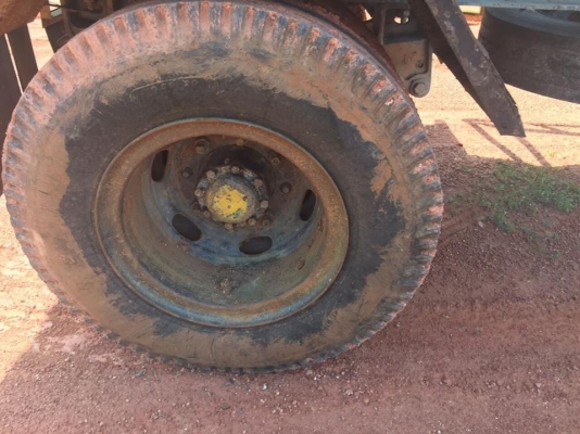 หางลูกพวง 2 คานดั้มของ FT สภาพดี พร้อมใช้ ยาว 6 ม.(บรรทุกข้าวเปลือก)