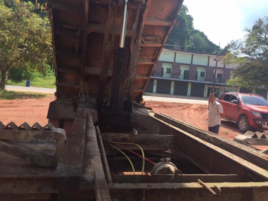 หางลูกพวง 2 คานดั้มของ FT สภาพดี พร้อมใช้ ยาว 6 ม.(บรรทุกข้าวเปลือก)