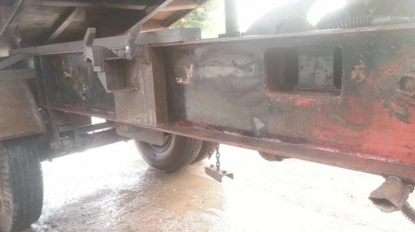 หางลูกพวง 2 คานดั้มของ FT สภาพดี พร้อมใช้ ยาว 6 ม.(บรรทุกข้าวเปลือก)