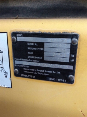 Komatsu pc200-8 เอกสารอินวอย ชั่วโมงแท้ 2,9×× รถไม่ค่อยได้ใช้ จอดนาน สีอาจซีดตามกาลเวลาครับ Komatsu pc200-8 เอกสารอินวอย ชั่วโมงแท้ 2,9×× รถไม่ค่อยได้ใช้ จอดนาน สีอาจซีดตามกาลเวลาครับ