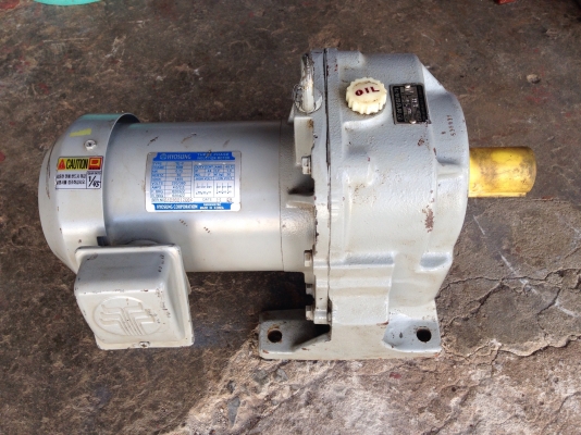 ขายมอเตอร์เกียร์ Hyosung 1HP. 380V อัตราทด 1:45 Made in Korea ของใหม่เก่าเก็บไม่เคยใช้งาน