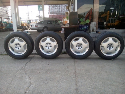 ขาย ล้อแม็ก เบนซ์ ขอบ 16 นิ้ว สวยมากใช้น้อย แถมยาง 235/60R ติดต่อ 099-010-9631