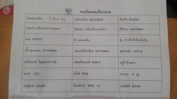 รถเกี่ยวข้าว