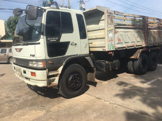 ขายรถสิบล้อ HINO FM3M 240 แรง ปี39 ดั้มสามมิตรรถเดิมๆบางๆ ยางสวยคัสซีดีมาก ช่วงล่างสวย