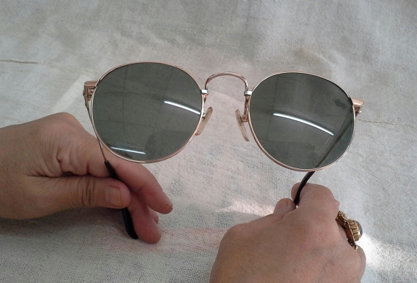 แว่นตาวินเทจ/ทรงหยดน้ำ/สองกษัตริย์/ออสเตรีย Apollo Optik