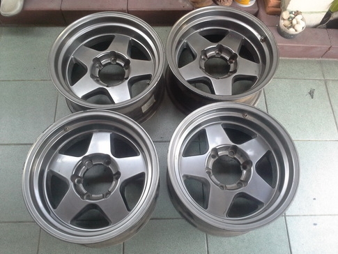 Lenso 6/139 ขอบ16*8 ET-25 สวยๆ 1ชุด