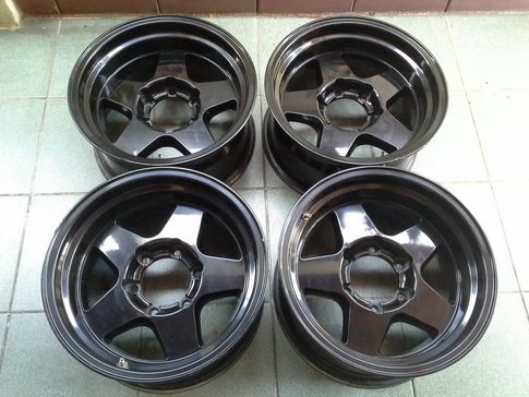 Lenso 6/139 ขอบ16*8 ET-25 สวยๆ 1ชุด