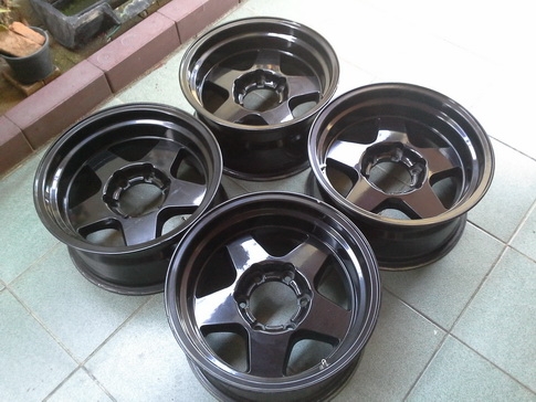 Lenso 6/139 ขอบ16*8 ET-25 สวยๆ 1ชุด
