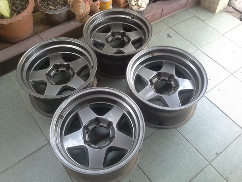 Lenso 6/139 ขอบ16*8 ET-25 สวยๆ 1ชุด