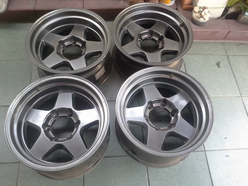 Lenso 6/139 ขอบ16*8 ET-25 สวยๆ 1ชุด