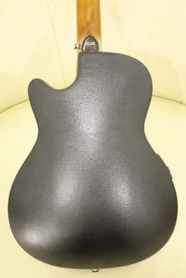 กีต้าร์โปร่งหลังเต่าไฟฟ้าฉลุ Vivid 38 นิ้ว รุ่น OV-53C สีแดงเบิร์ส ของใหม่ หน้าเงาสวยมาก