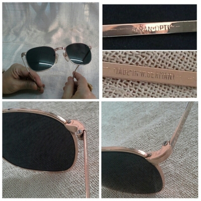 แว่นตาแฮนด์เมดโกลด์ฟิลด์ (ทองคำแท้ผสม) ALRAN-OPTIK made in West Germany  14K