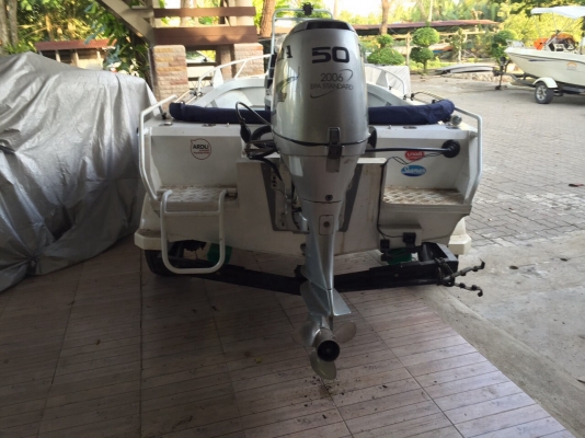 เปิดกรุ. เรืออลูซีแมนขนาด400(4เมตร) เครื่องฮอนด้า50 พร้อมเทรเลอร์