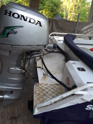 เปิดกรุ. เรืออลูซีแมนขนาด400(4เมตร) เครื่องฮอนด้า50 พร้อมเทรเลอร์