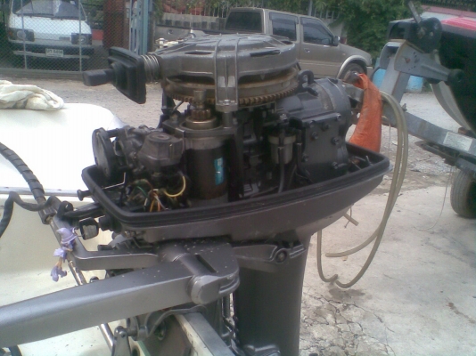 ขายเครื่อง SUZUKI 25 Hp ติดเครื่องแล้วพร้อมใช้ค่ะ สตาร์ทไฟ้ฟ้าได้