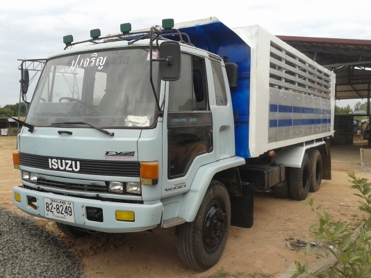 izusu195  2เพลาดั้ม(fvz12my) สโลกลาง ทิฟฟีเพาเว้อ เครื่องดีครัชซีสวย มีแอร์