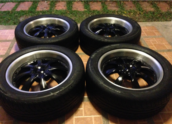 ล้อ Lowenhart ขอบ20 พร้อมยาง 265 40 20 กลางปี12 พร้อมใช้งาน ราคาไม่แพง