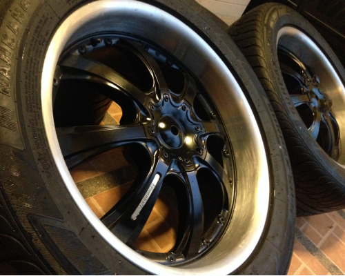 ล้อ Lowenhart ขอบ20 พร้อมยาง 265 40 20 กลางปี12 พร้อมใช้งาน ราคาไม่แพง