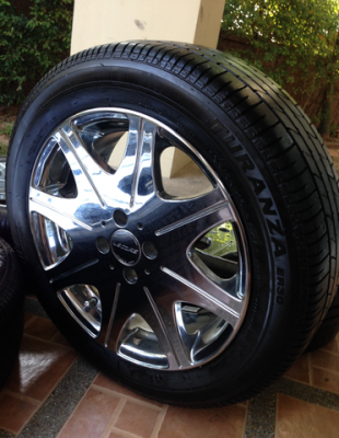 ล้อVIP ขอบ16 สภาพสวย พร้อมยาง Bridgestone 195 55 16 ปี13 ดอกเต็ม ใช้ยาว ราคาไม่แพง