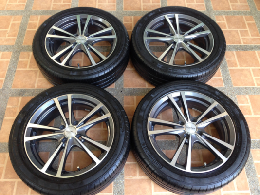 ล้อ Passage ขอบ16 สภาพสวย พร้อมยางBridgestone 195 50 16 ปี13 ดอกเต็ม ใช้ยาว ราคาไม่แพง