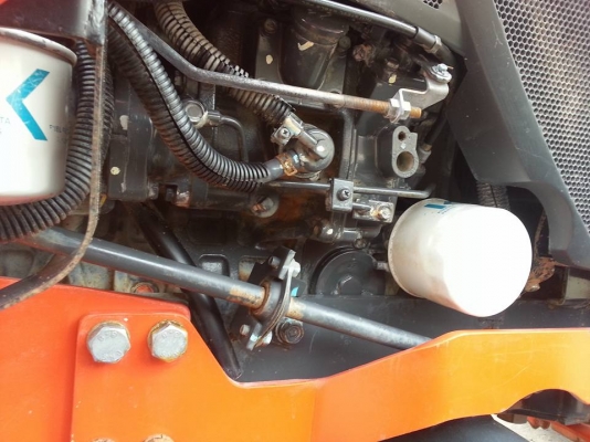 คูโบต้า L3608 4 WD พร้อมใบมีดตราช้าง ทำงาน 725 ชั่วโมง เล่มพร้อม จด ธ.ค.2556